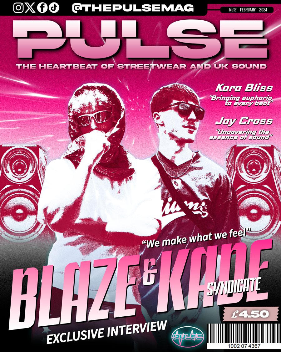 PULSE magazine cover — Blaze & Kade Syndicate