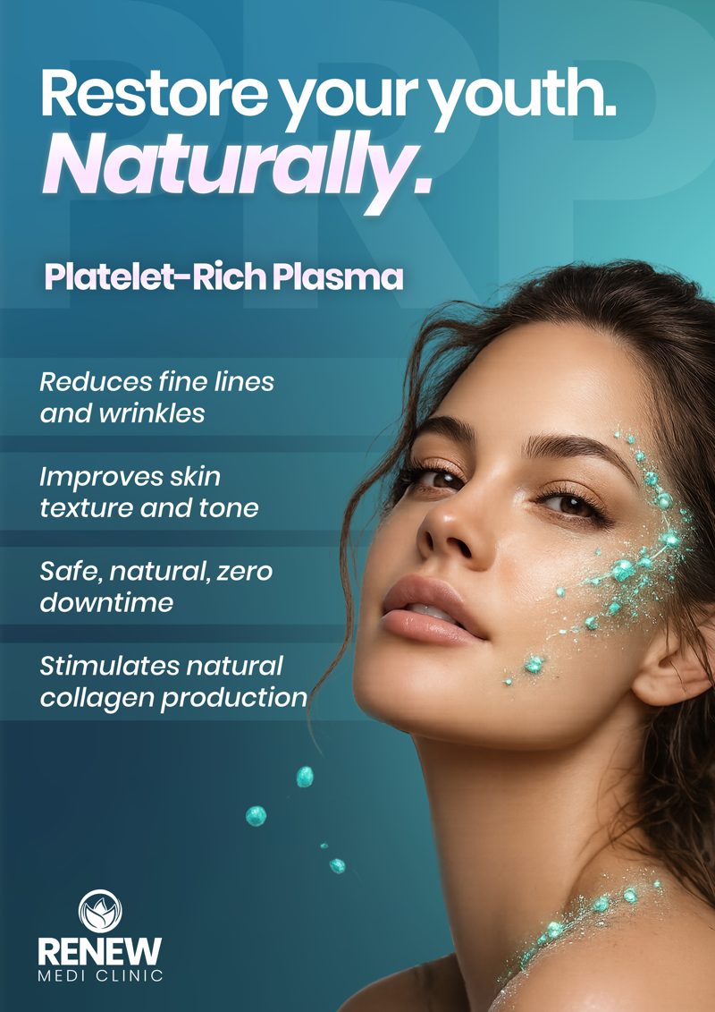 PRP skin treatment poster