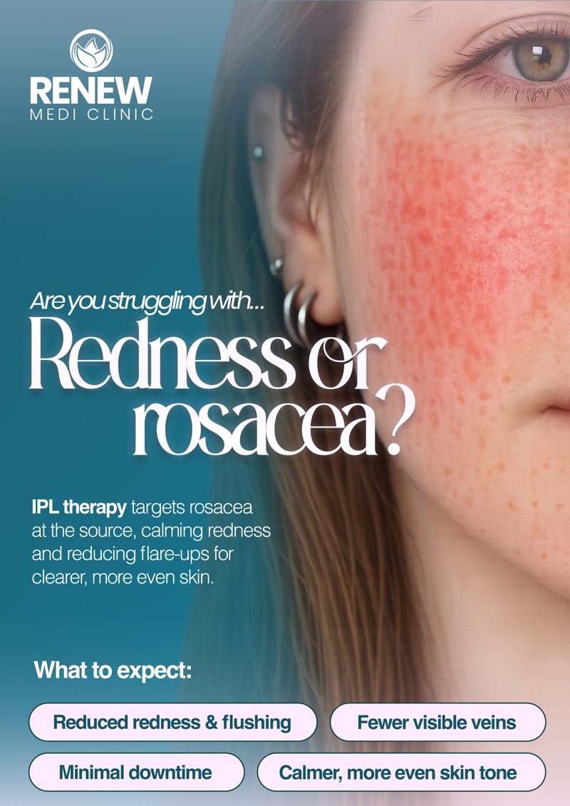 Rosacea treatment poster